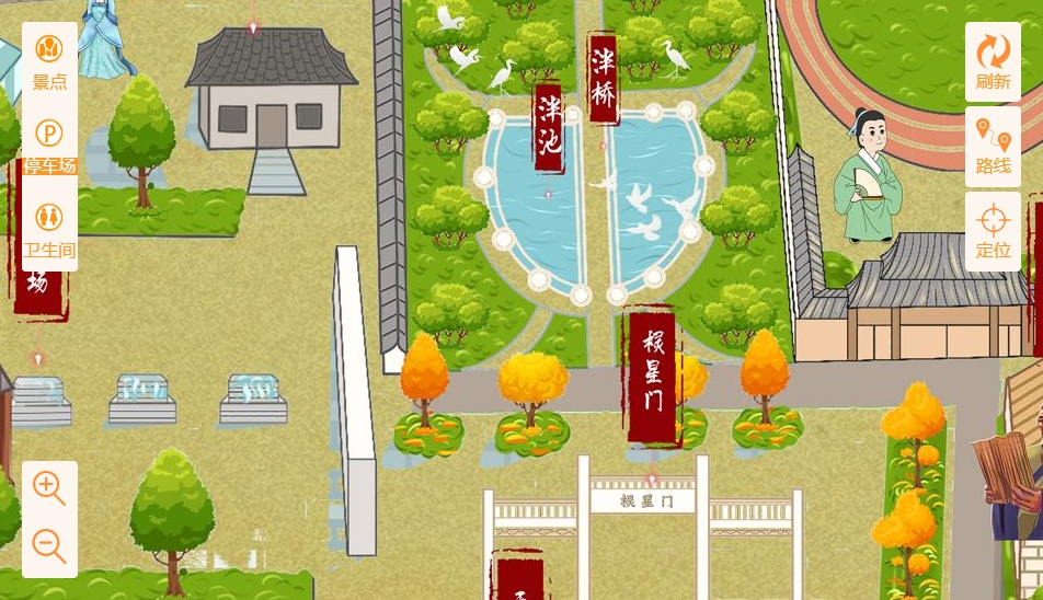 献县手绘地图景区语音讲解导览系统：智慧景区建设的基石